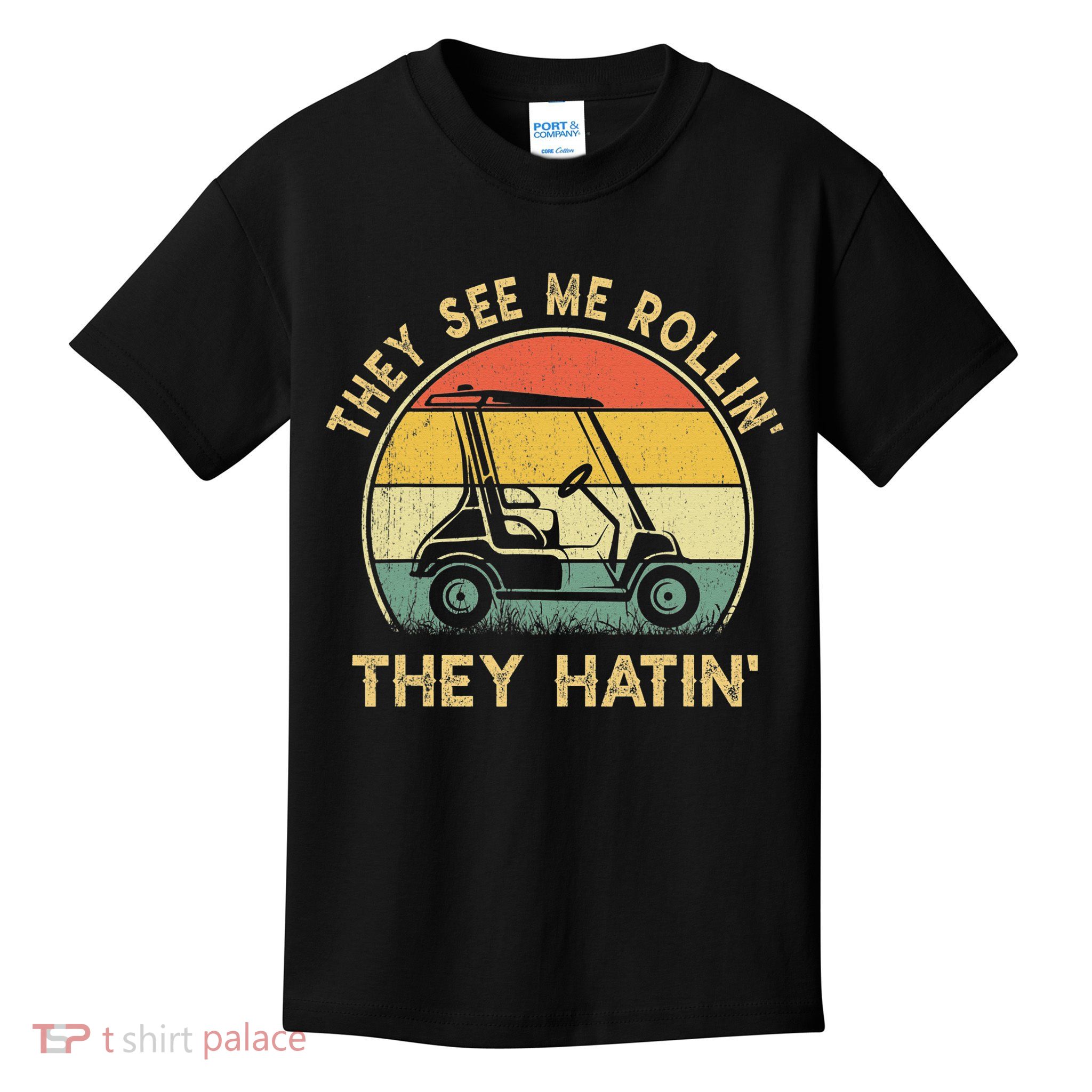 Funny Golf Cart It's a Villages Thing Golf Car Humor Kids T-Shirt