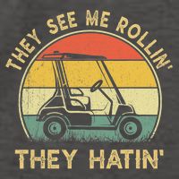 Funny Golf Cart It's a Villages Thing Golf Car Humor Vector Backpack