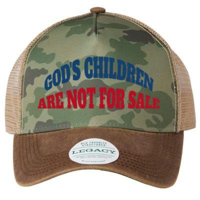 Funny God's Children Are Not For Sale USA Legacy Tie Dye Trucker Hat