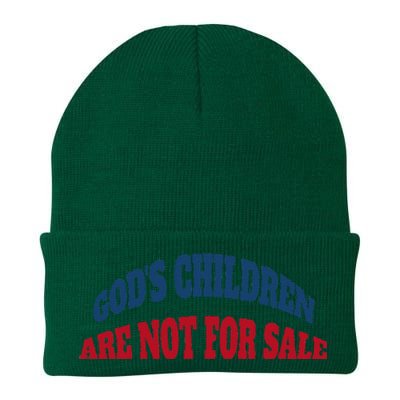 Funny God's Children Are Not For Sale USA Knit Cap Winter Beanie