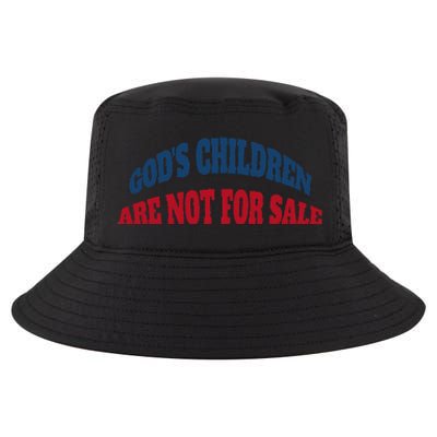 Funny God's Children Are Not For Sale USA Cool Comfort Performance Bucket Hat