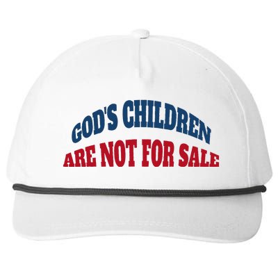 Funny God's Children Are Not For Sale USA Snapback Five-Panel Rope Hat