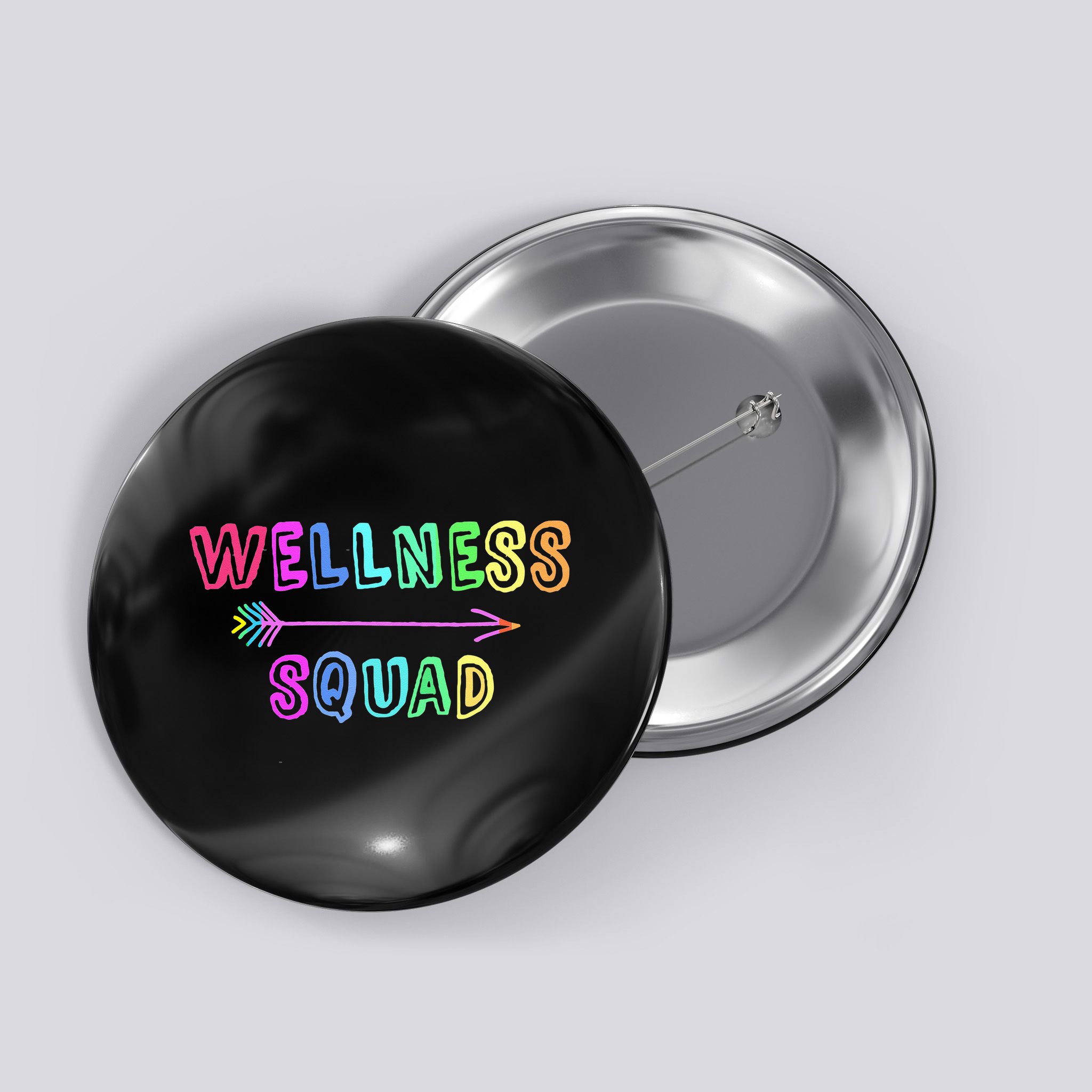 Fitness Gym Crew Health Trainer Tribe WELLNESS Coach Squad Button