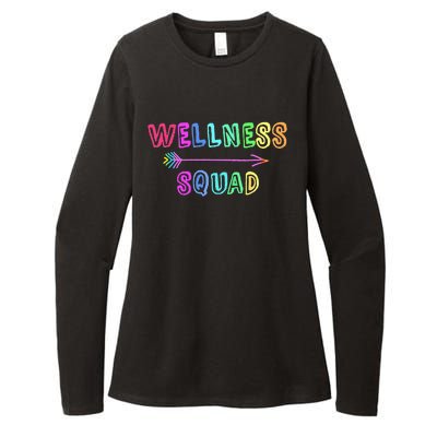 Fitness Gym Crew Health Trainer Tribe WELLNESS Coach Squad Womens CVC Long Sleeve Shirt