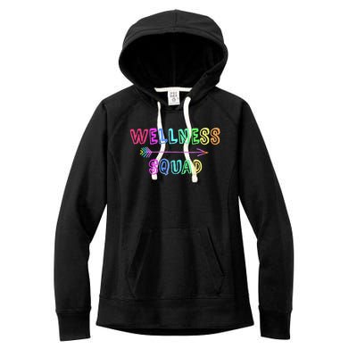 Fitness Gym Crew Health Trainer Tribe WELLNESS Coach Squad Women's Fleece Hoodie