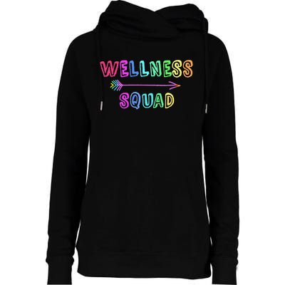 Fitness Gym Crew Health Trainer Tribe WELLNESS Coach Squad Womens Funnel Neck Pullover Hood