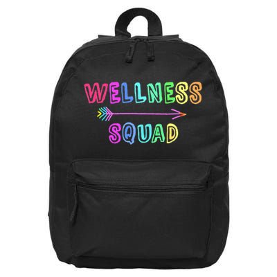 Fitness Gym Crew Health Trainer Tribe WELLNESS Coach Squad 16 in Basic Backpack