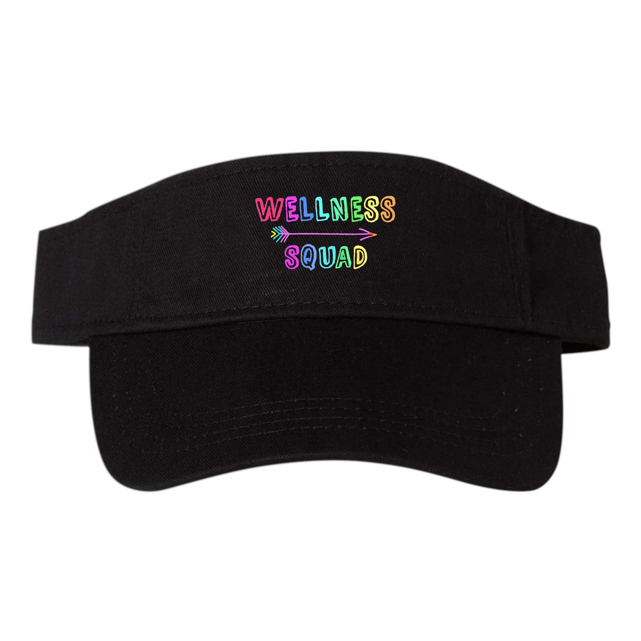 Fitness Gym Crew Health Trainer Tribe WELLNESS Coach Squad Visor