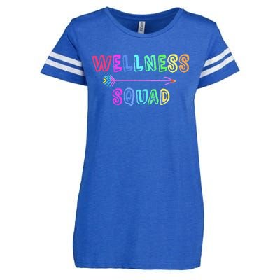 Fitness Gym Crew Health Trainer Tribe WELLNESS Coach Squad Enza Ladies Jersey Football T-Shirt