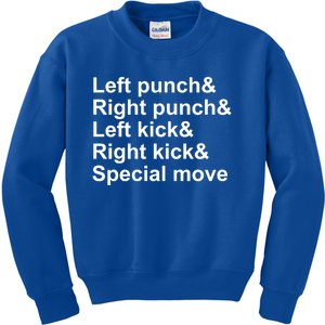 Fighting Game Controls Video Game Gift Kids Sweatshirt