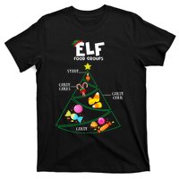 Food Groups Christmas Pajama Xmas T-Shirt