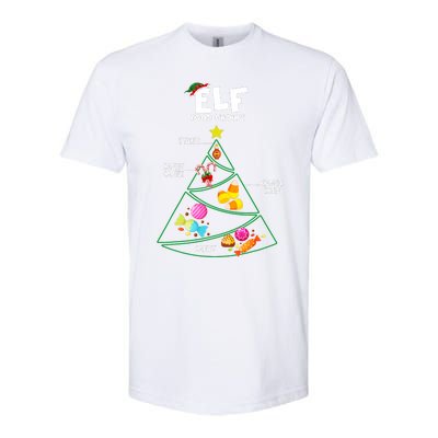 Food Groups Christmas Pajama Xmas Softstyle CVC T-Shirt