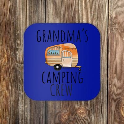 Funny Grandmas Camping Crew Holiday At Grandmas Camper Gift Coaster