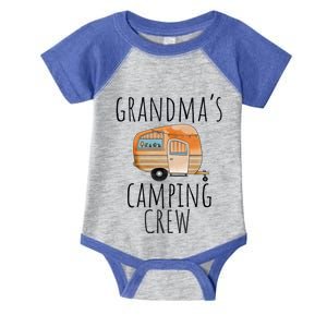 Funny Grandmas Camping Crew Holiday At Grandmas Camper Gift Infant Baby Jersey Bodysuit