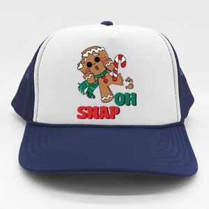 Funny Gingerbread Christmas Ornament Trucker Hat