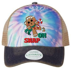 Funny Gingerbread Christmas Ornament Legacy Tie Dye Trucker Hat