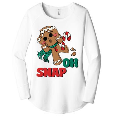 Funny Gingerbread Christmas Ornament Women's Perfect Tri Tunic Long Sleeve Shirt