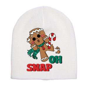 Funny Gingerbread Christmas Ornament Short Acrylic Beanie