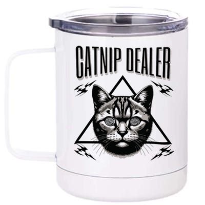 Funnycat Gifts Cat Dad Gifts Cat Lover Gift 12 oz Stainless Steel Tumbler Cup