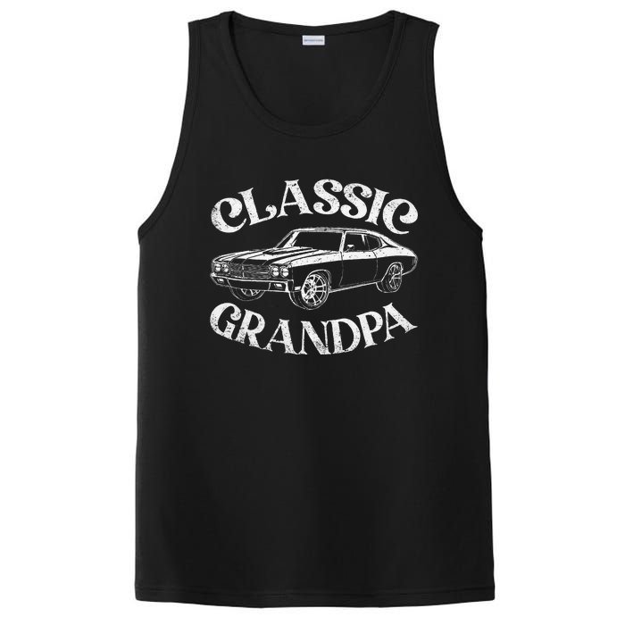 Funny Grandpa Classic Car Graphic Family Grandpa Fathers Day PosiCharge Competitor Tank