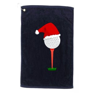 Funny Golfing Christmas Holiday Golf Ball Platinum Collection Golf Towel