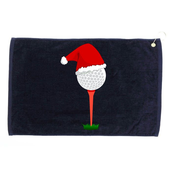 Funny Golfing Christmas Holiday Golf Ball Grommeted Golf Towel