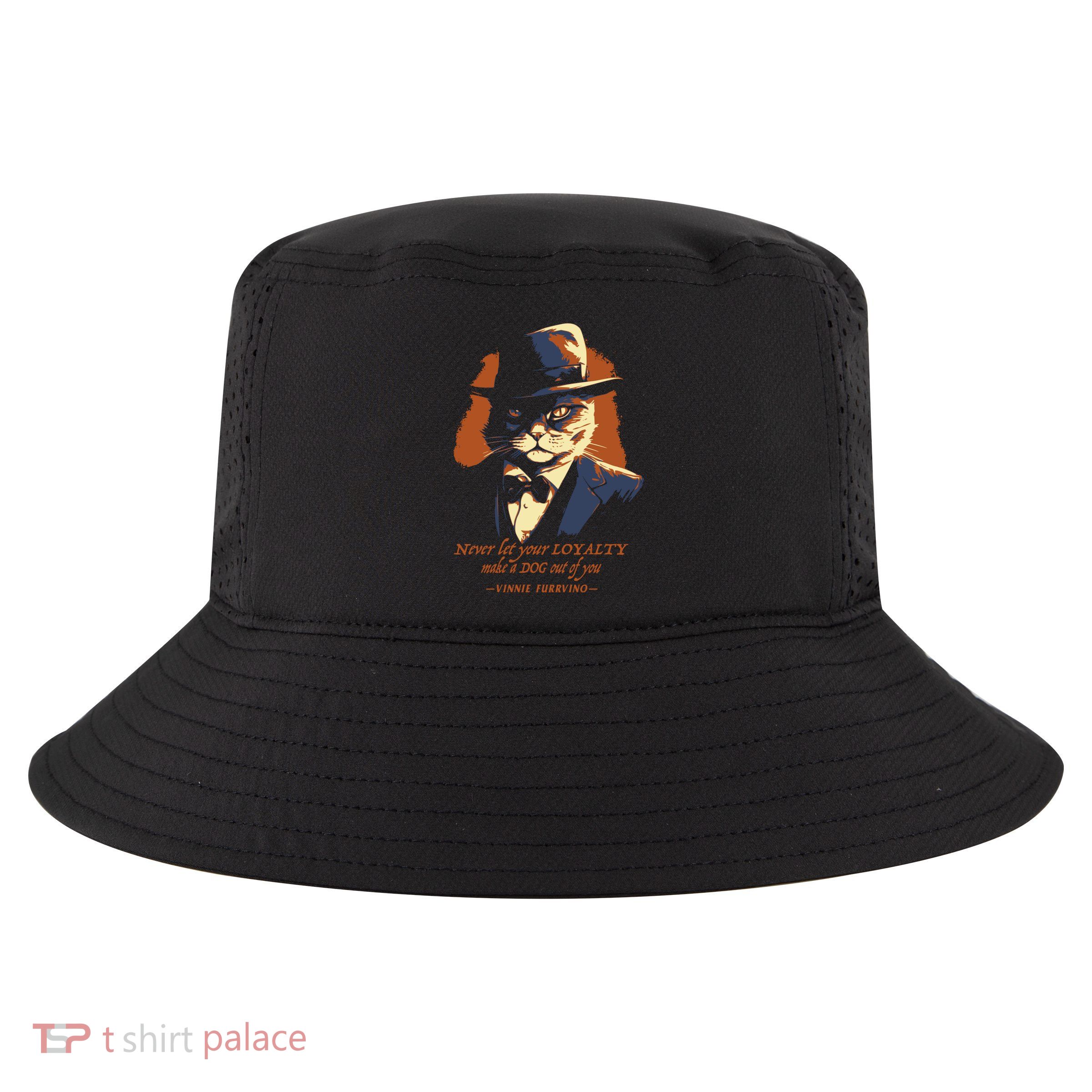 Funny Gangster Cat Saying Cat Dad Cool Comfort Performance Bucket Hat