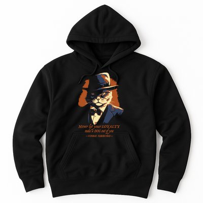 Funny Gangster Cat Saying Cat Dad Hoodie