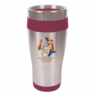 Funny Gangster Cat Saying Cat Dad 16oz Travel Tumbler