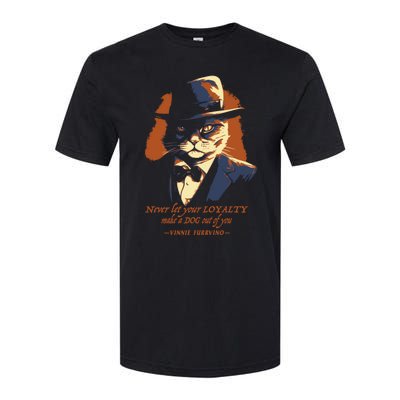 Funny Gangster Cat Saying Cat Dad Softstyle CVC T-Shirt