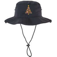 Funny Giraffe Christmas Tree Zookeeper Xmas Bucket Hat