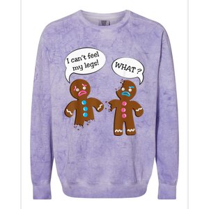 Funny Gingerbread  Christmas Colorblast Crewneck Sweatshirt