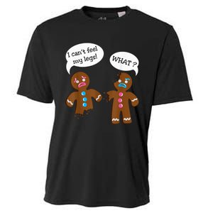 Funny Gingerbread  Christmas Cooling Performance Crew T-Shirt