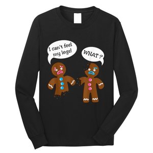 Funny Gingerbread  Christmas Long Sleeve Shirt