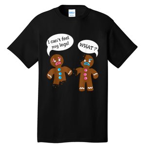 Funny Gingerbread  Christmas Tall T-Shirt