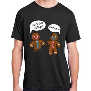 Funny Gingerbread  Christmas Adult ChromaSoft Performance T-Shirt