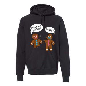 Funny Gingerbread  Christmas Premium Hoodie