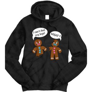 Funny Gingerbread  Christmas Tie Dye Hoodie