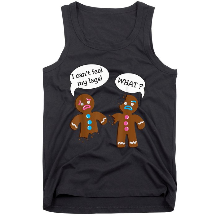 Funny Gingerbread  Christmas Tank Top