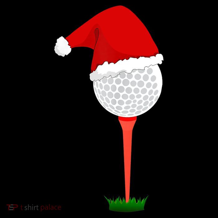 Funny Golfing Christmas Tee Holiday Golf Ball TShirt T-Shirt