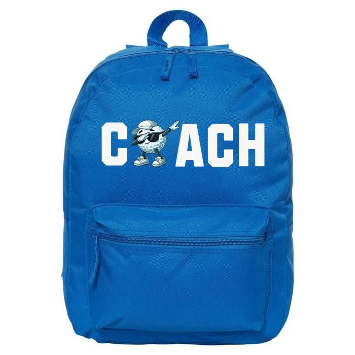 Funny Golf Coach Gift 16 in Basic Backpack