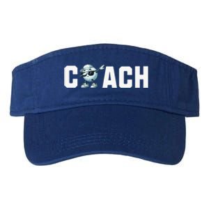 Funny Golf Coach Gift Valucap Bio-Washed Visor