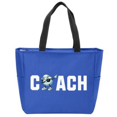 Funny Golf Coach Gift Zip Tote Bag