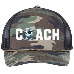 Funny Golf Coach Gift Retro Rope Trucker Hat Cap