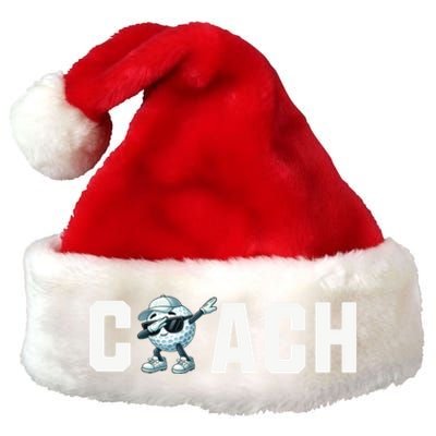 Funny Golf Coach Gift Premium Christmas Santa Hat