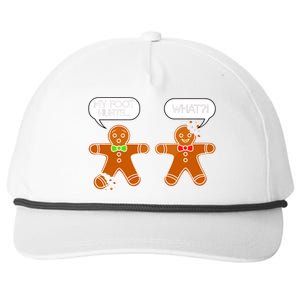 Funny Gingerbread Christmas Snapback Five-Panel Rope Hat