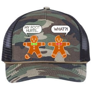 Funny Gingerbread Christmas Retro Rope Trucker Hat Cap