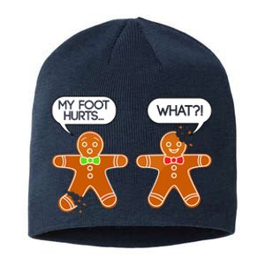 Funny Gingerbread Christmas Sustainable Beanie