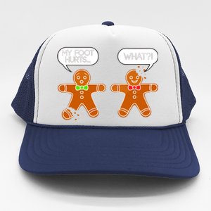 Funny Gingerbread Christmas Trucker Hat