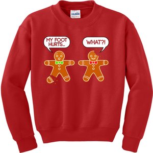 Funny Gingerbread Christmas Kids Sweatshirt